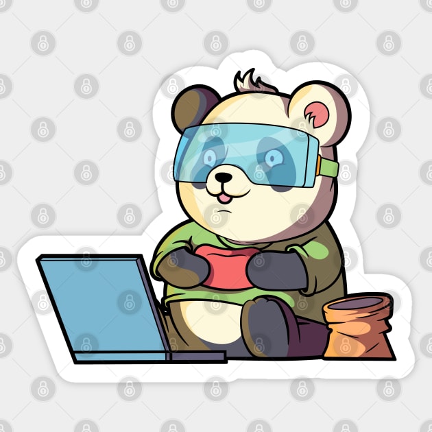 Tech Panda Sticker by pedrorsfernandes